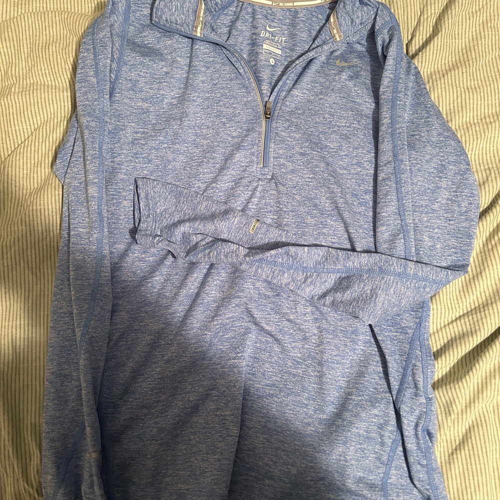 Nike Heather Blue Dri-FIT Running Top